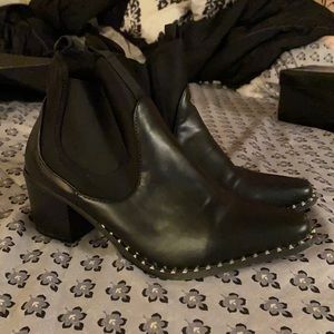Faux leather Spike Booties